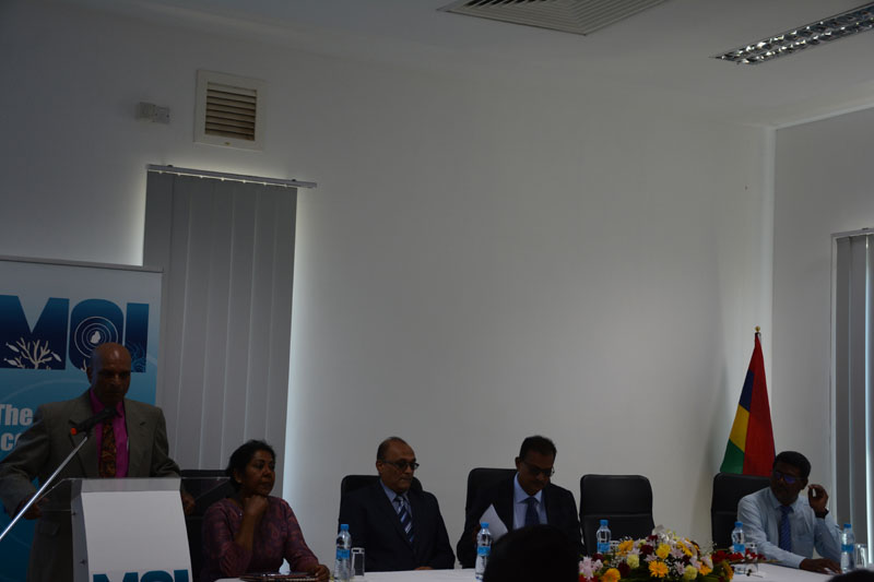 Mauritius Oceanography Institute - Visit of Hon. Sudheer Maudhoo ...